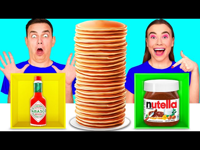 Choose The Right Sauce | Weird Food Combinations by BaRaDa Challenge