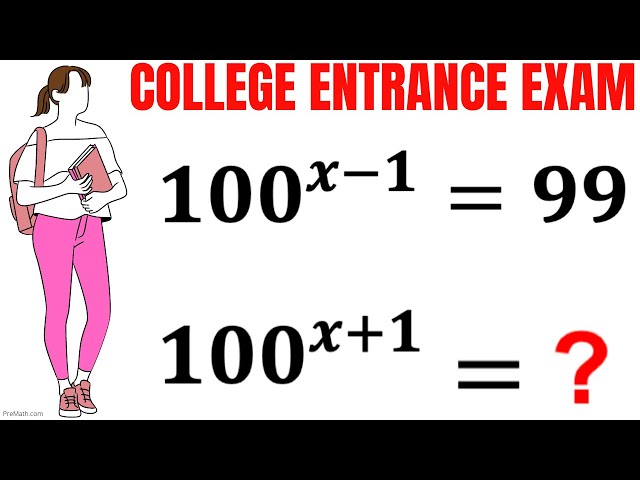 Can you find the value of the Exponential Problem 100^(x+1) | Math Olympiad Training
