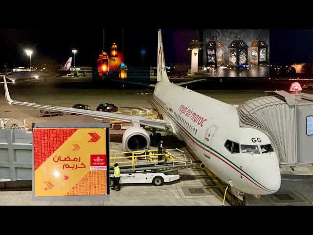 🌜The Ramadan Flight to Rabat 🇲🇦 & Iftar Lounge | Royal Air Maroc B737🌜[FULL FLIGHT REPORT]