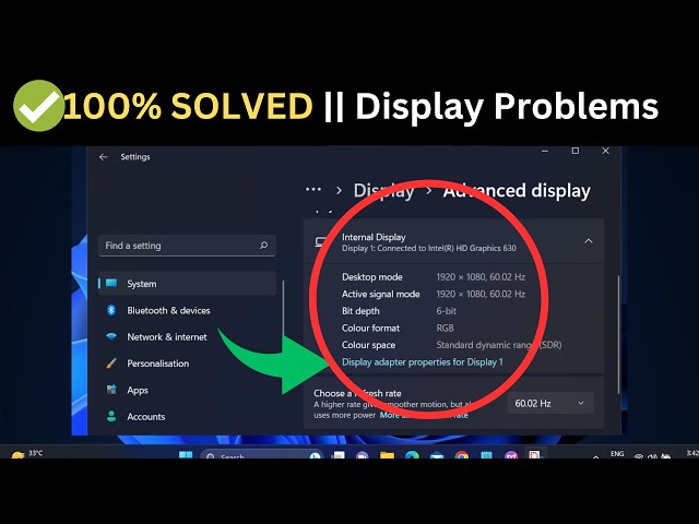 ✅100% SOLVED || Screen Resolution Problem Windows 11 Or 10 |Easy Methods