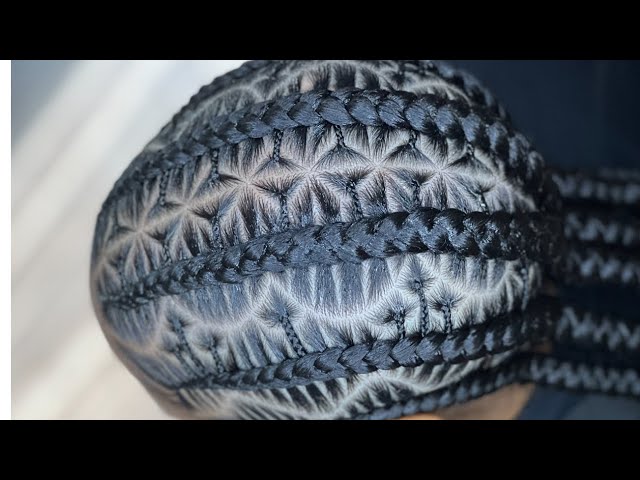 6 stitch braids with design 🔥💕