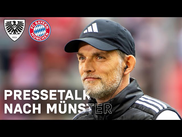 Pressetalk nach dem 4:0-Sieg im Pokal gegen Münster | FC Bayern |  🇩🇪