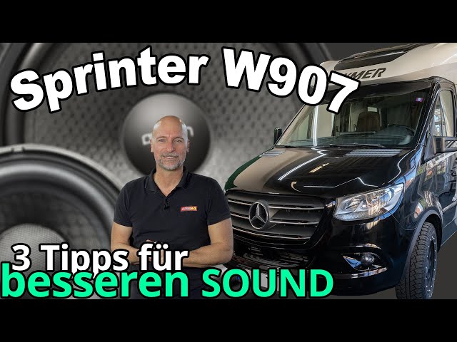 Lautsprecher im Sprinter W907 Plug & Play installieren und damit Sound maximal verbessern | ARS24