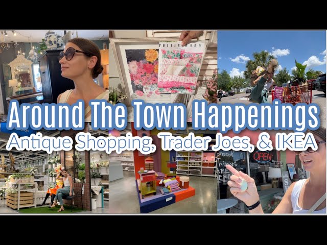 Around The Town Happenings! Antique Shopping, Trader Joes, IKEA walkthrough! Some Chores Beforehand!