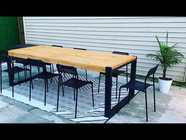 Pinterest Inspired Outdoor Dining Table