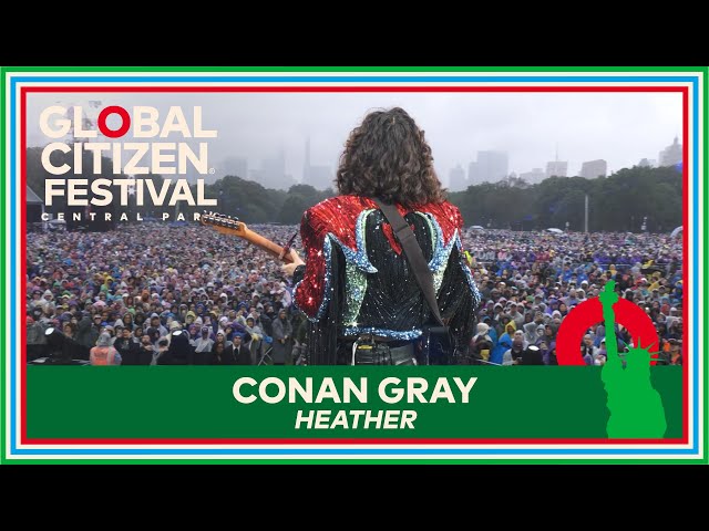 Singer-Songwriter Conan Gray Performs ‘Heather’ | Global Citizen Festival 2023