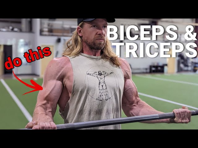 BICEPS, TRICEPS & SHOULDERS WORKOUT 🏋️ Buff Dudes Home Gym Plan Stage 4, Day 3
