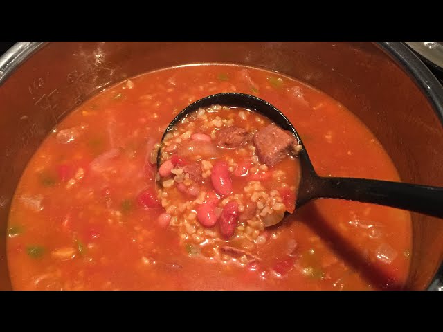 InstantPot Chili With Stew Meat - Recipe - Large Family Living