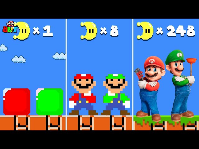 🔴 [LIVE] Super Mario Bros. but Mario and Luigi but Moons get More REALISTIC! | Game Animation