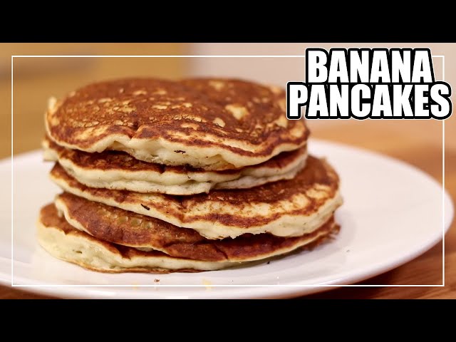 Best BANANA PANCAKES | EASY recipe for BREAKFAST!