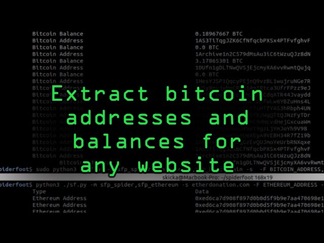 200th Episode! : Scraping Cryptocurrency Addresses with SpiderFoot CLI [Tutorial]