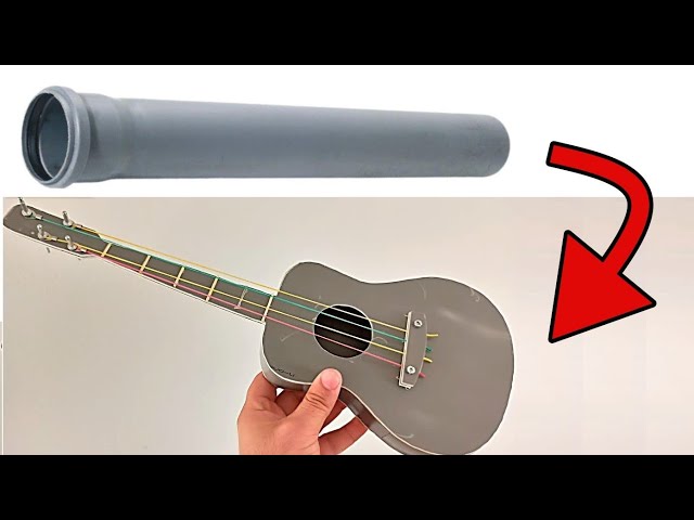 How to Make a Guitar from pvc Pipes  - ShowMaker
