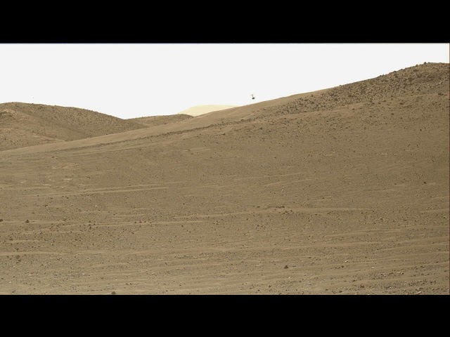 Perseverance's Mastcam-Z Views Ingenuity's 47th Takeoff
