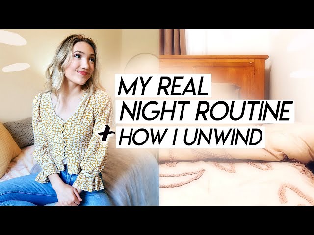 my REAL night routine for 2020 | how I rest, develop a sleep routine, and get un-ready!