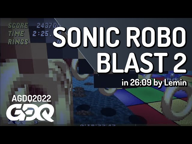 Sonic Robo Blast 2 by Lemin in 26:09 - AGDQ 2022 Online