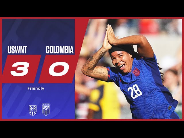 USA ride second half to win over Colombia | USWNT 3-0 Colombia | Official Game Highlights