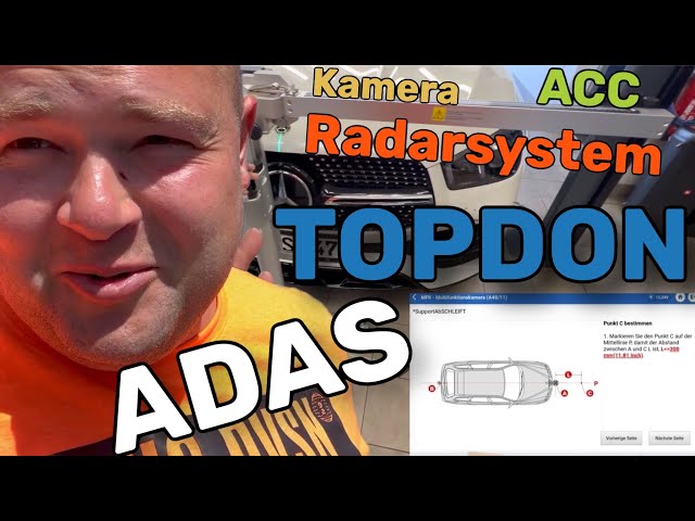Kamera ACC und Radarsystem Kalibrierung mit TOPDON ADAS SYSTEM