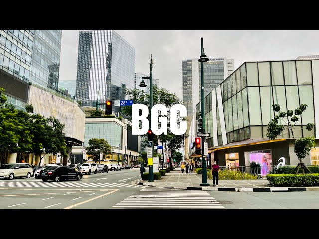 2 Hours Walking around Bonifacio Global City (BGC) | Philippines [4K60]
