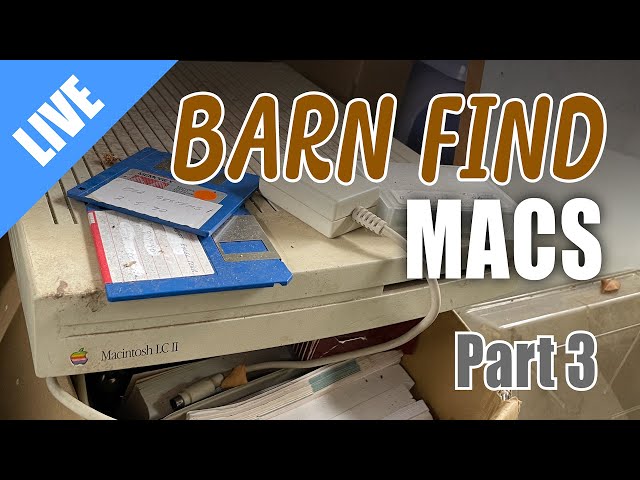 Repairing the last of the barn-find vintage Macs - Part 3 [LIVE]