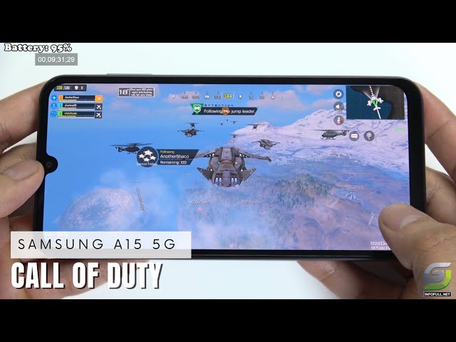 Samsung Galaxy A15 5G test game Call of Duty Mobile CODM