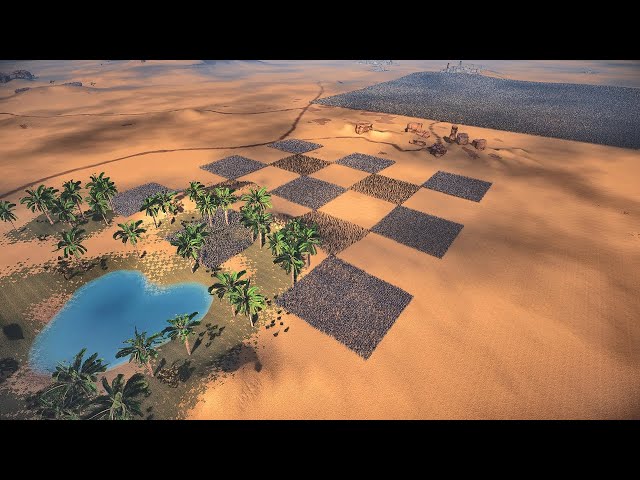 Medieval Chess Formation vs 350,000 Persians - UEBS 2
