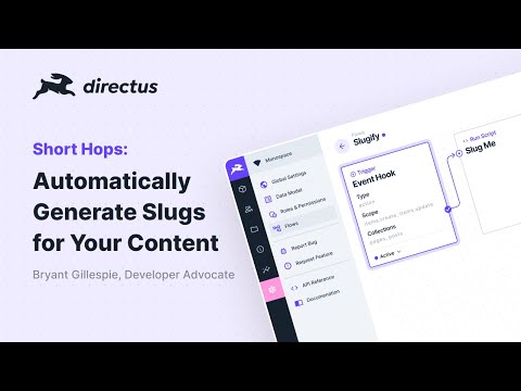 Short Hops: Directus Tips and How-Tos in 90 Seconds or Less