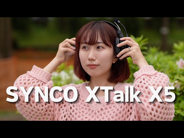 SYNCO XTalk X5: The ultimate lightweight wireless intercom!