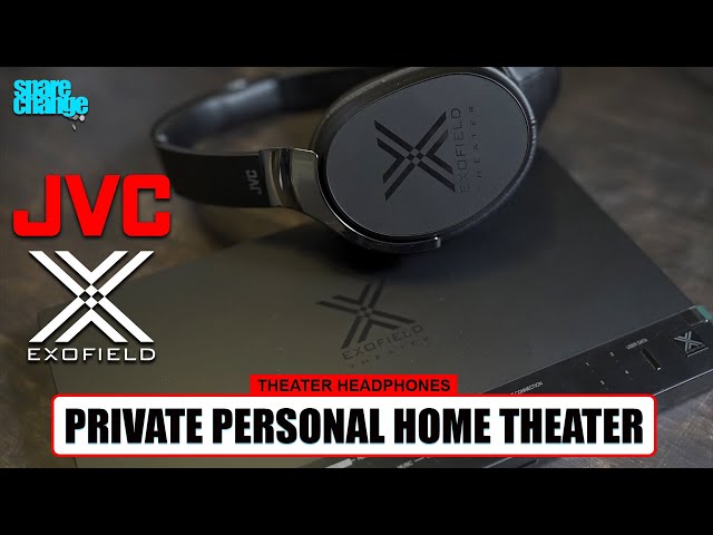 JVC EXOFIELD 7.1.4 Dolby Atmos, DTS-X Home Theater Headphones Setup and Review