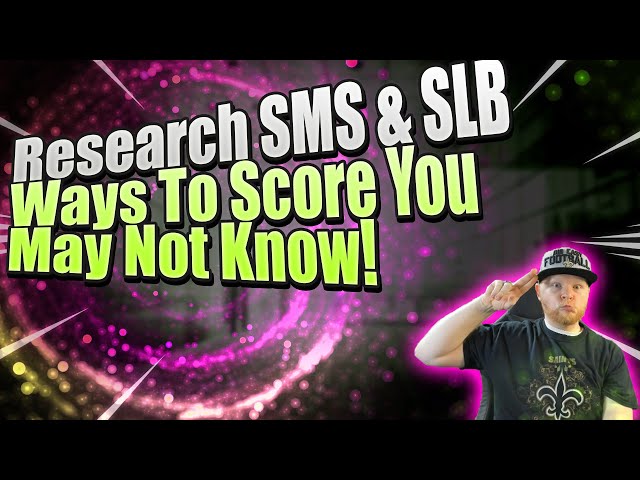 How To Score In Research SMS & Research SLBs in STFC | Tips Many Players Might Not Know!
