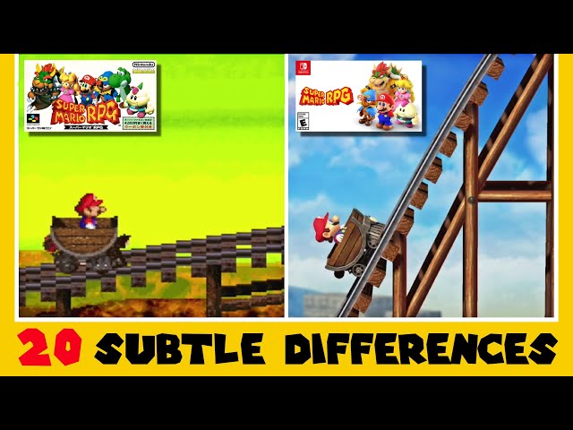 20 Subtle Differences between Super Mario RPG for SNES and Switch