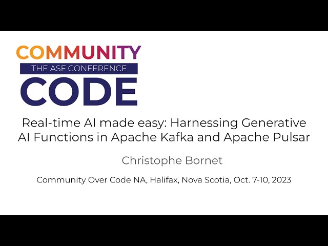 Real-time AI made easy: Harnessing Generative AI Functions in Apache Kafka and Apache Pulsar