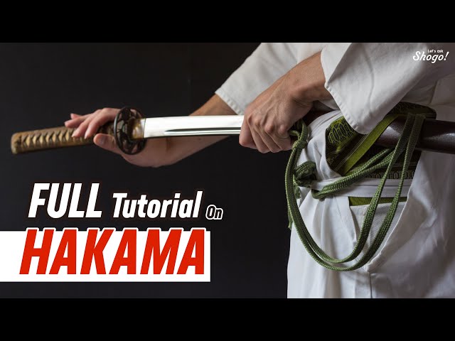 How to Wear and Fold a Hakama | For Katana Martial Art Trainees