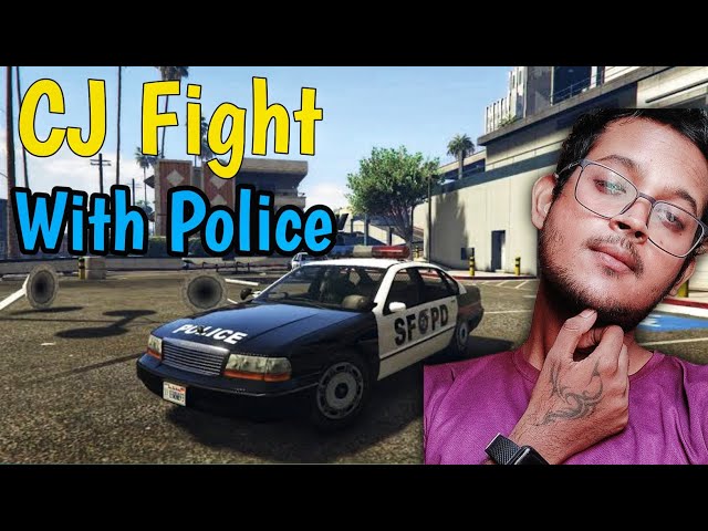 CJ fight with police | GTA San Andreas Gameplay