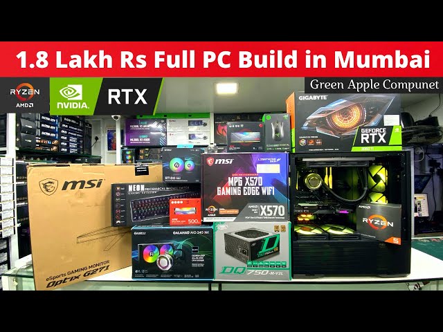 RTX 3060 Ti Full Gaming Pc Build in Mumbai | Green Apple Compunet 🔥