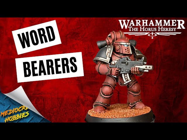 Heresy Made Easy! How to paint Legions: Word Bearers!