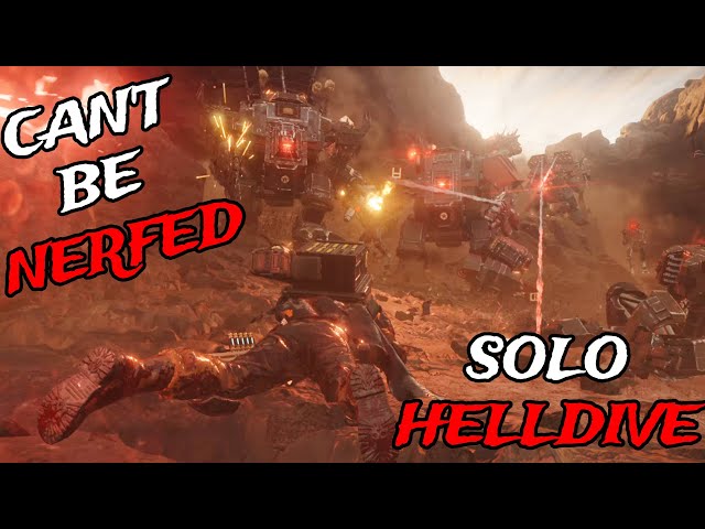 Helldivers 2 - SOLO Automatons After NERF (No Deaths/Helldive Difficulty) Full Clear & Extract