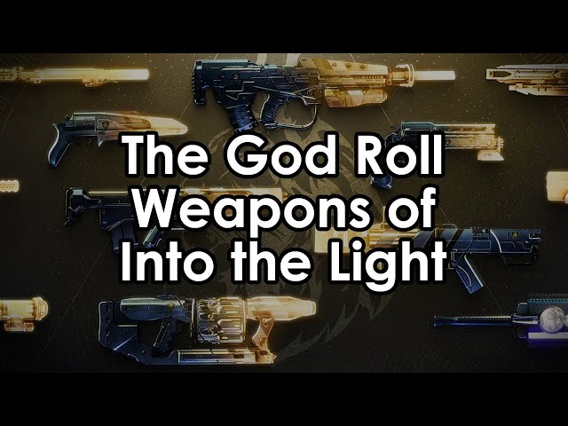 The God roll weapons of Into the Light (Recluse, Mountaintop, Hammerhead & More)