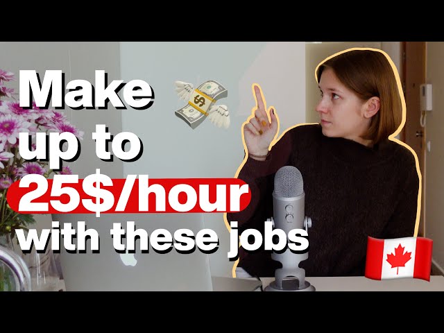 Highest paying part-time jobs in Canada for international students. No experience needed!