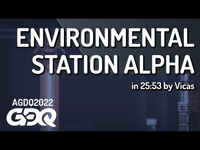 Environmental Station Alpha by Vicas in 25:53 - AGDQ 2022 Online