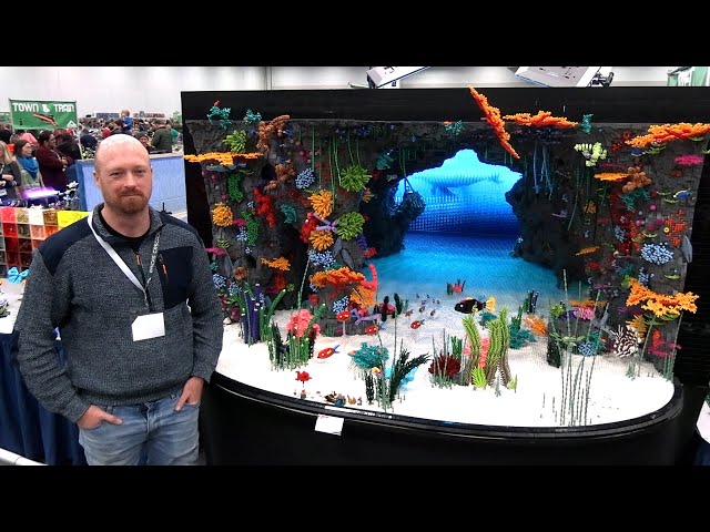 Amazing LEGO Underwater Reef Scene