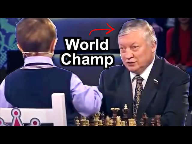 When a 3 Year Old Prodigy Faced a World Champion