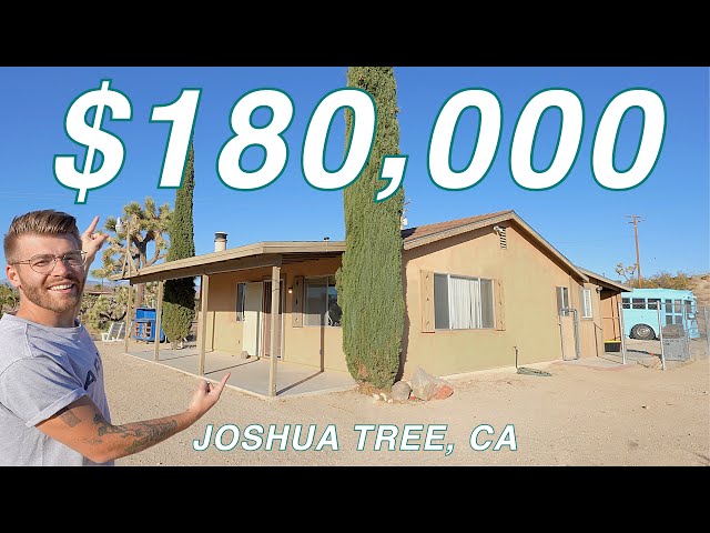 I BOUGHT A HOUSE TO RENOVATE!!! JOSHUA TREE FIXER UPPER | MODERN BUILDS HOUSE TOUR