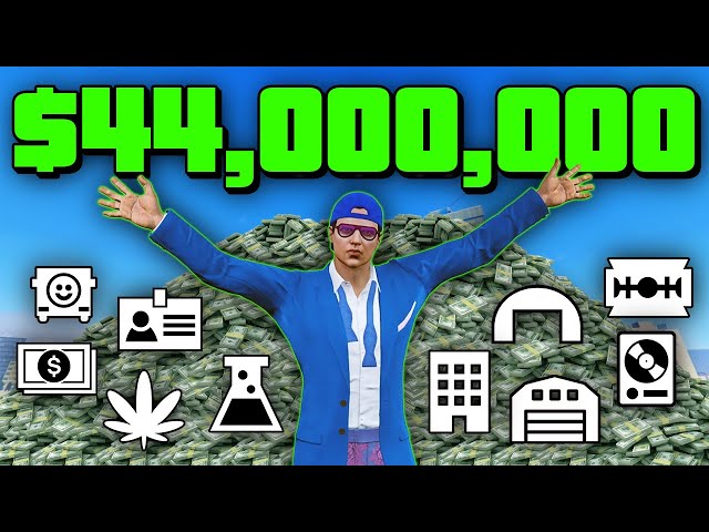 How I Made $44,000,000 Selling Every Business in GTA Online | GTA Online Largest Sale Ever