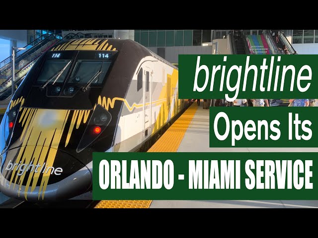 Brightline Orlando to Miami Inaugural