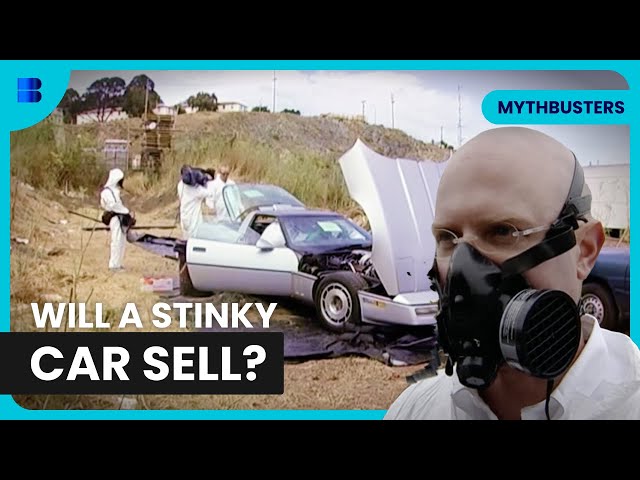 Car Turned Stink Bomb? - Mythbusters - S01 EP08 - Science Documentary