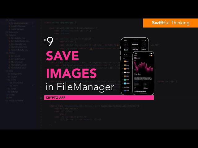 Saving images to the File Manager | SwiftUI Crypto App #9