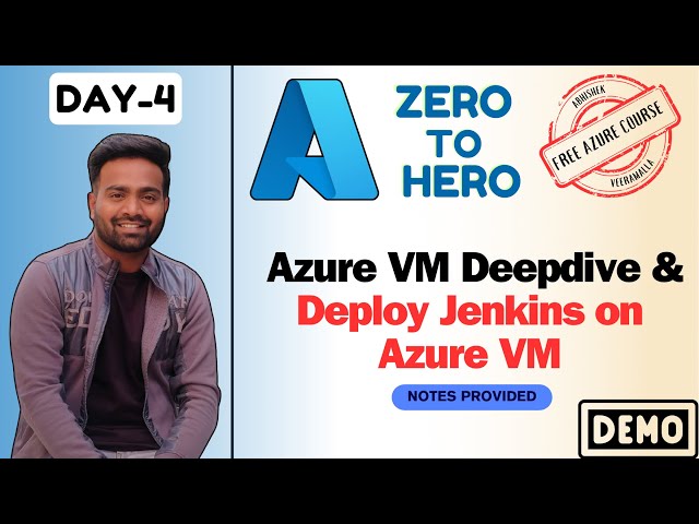 Day-4 | Deploy Jenkins on Azure VM | Azure VM Types explained