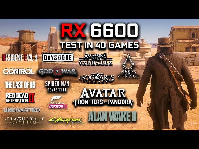 RX 6600 Test in 40 Games at 1080p | 2024