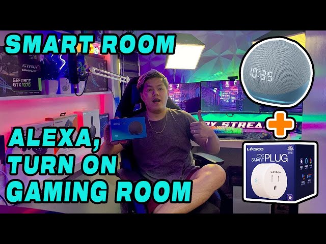 Smart Gaming Room - Echo Dot 4 + Smart Plug