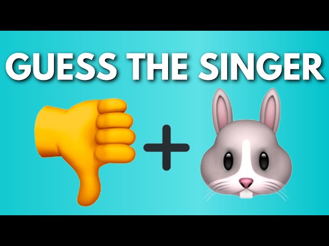 Guess The Singer By Emoji | Celebrity Emoji Quiz